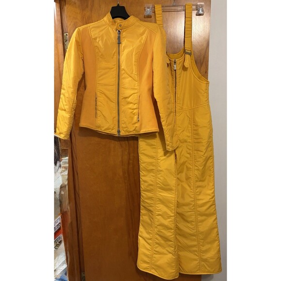 Number 1 SUN Two Piece Ski Suit~Girls Size  14 Rainbow Vintage Outdoor Wear Y2K - Picture 1 of 16